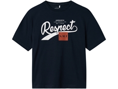 Name It dark sapphire/respect printed t-shirt